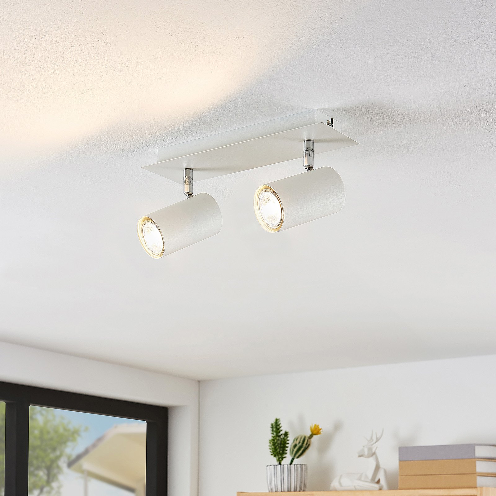Joffrey 2 Ceiling Lamp White - Lindby
