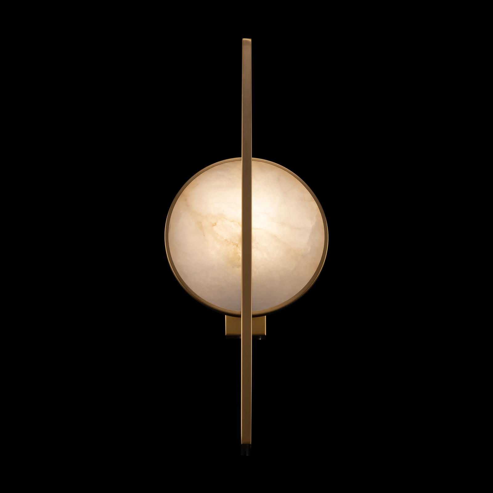 Maytoni Marmo wall light in gold with marble