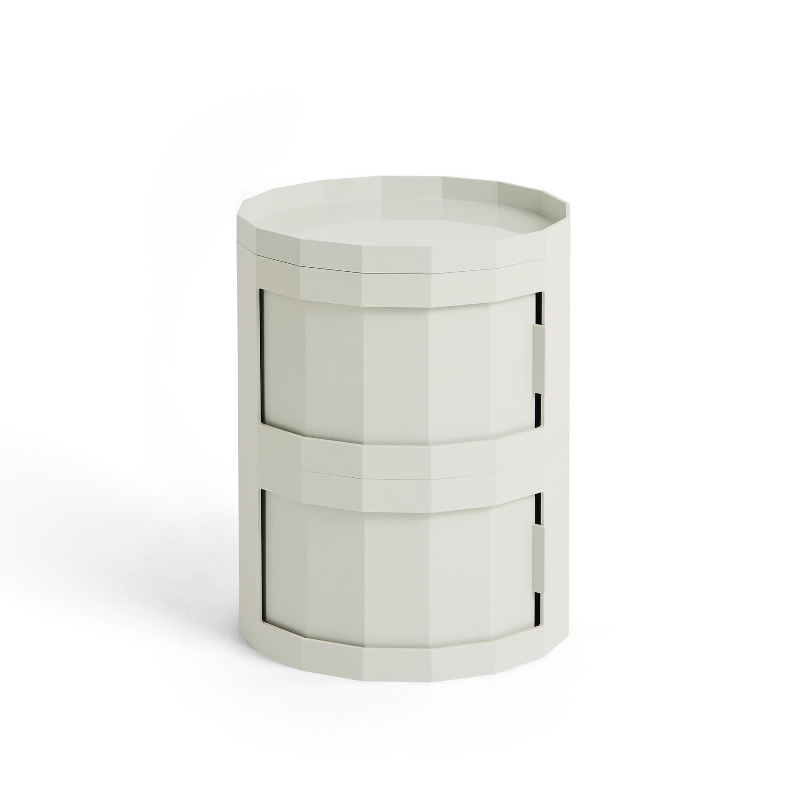 Facet Cabinet 20 sivukaappi, kermanvalkoinen, ABS - HAY