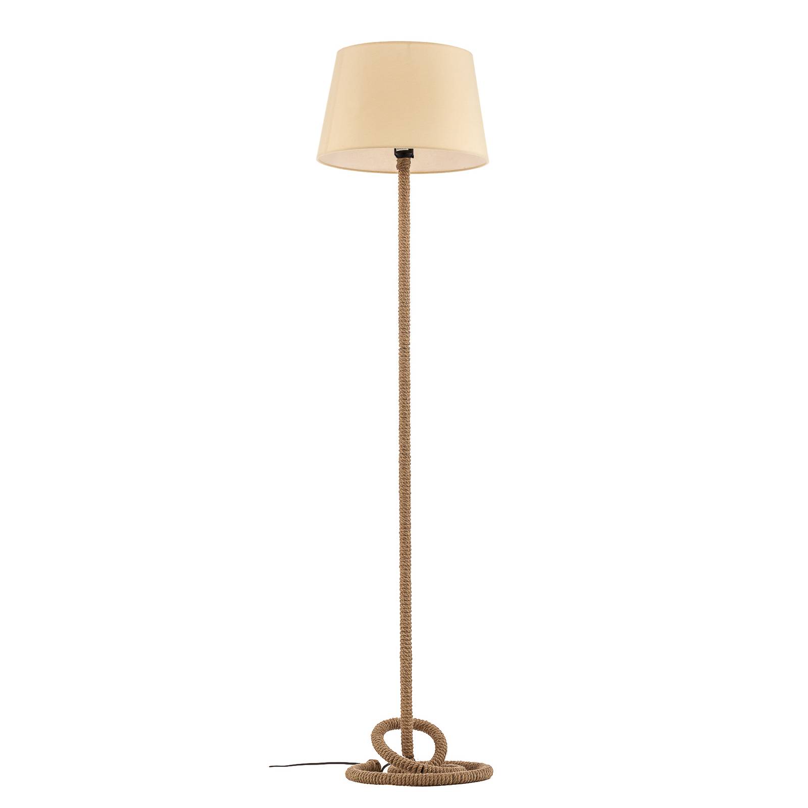 Lampadaire Corda tissu et corde épaisse