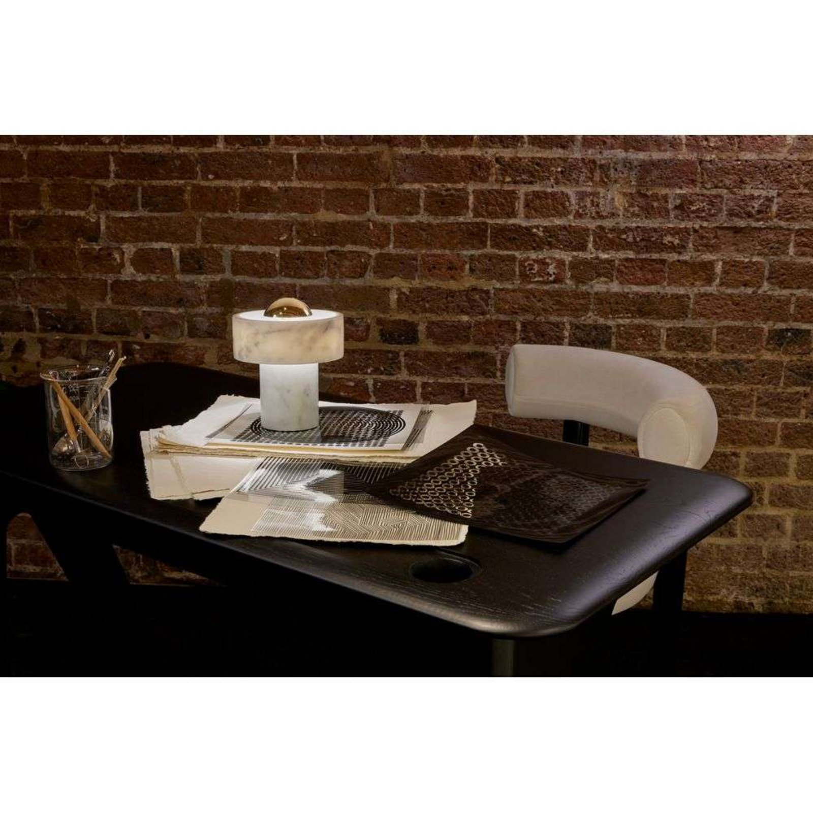 Stone Portable Candeeiro de Mesa Gold - Tom Dixon