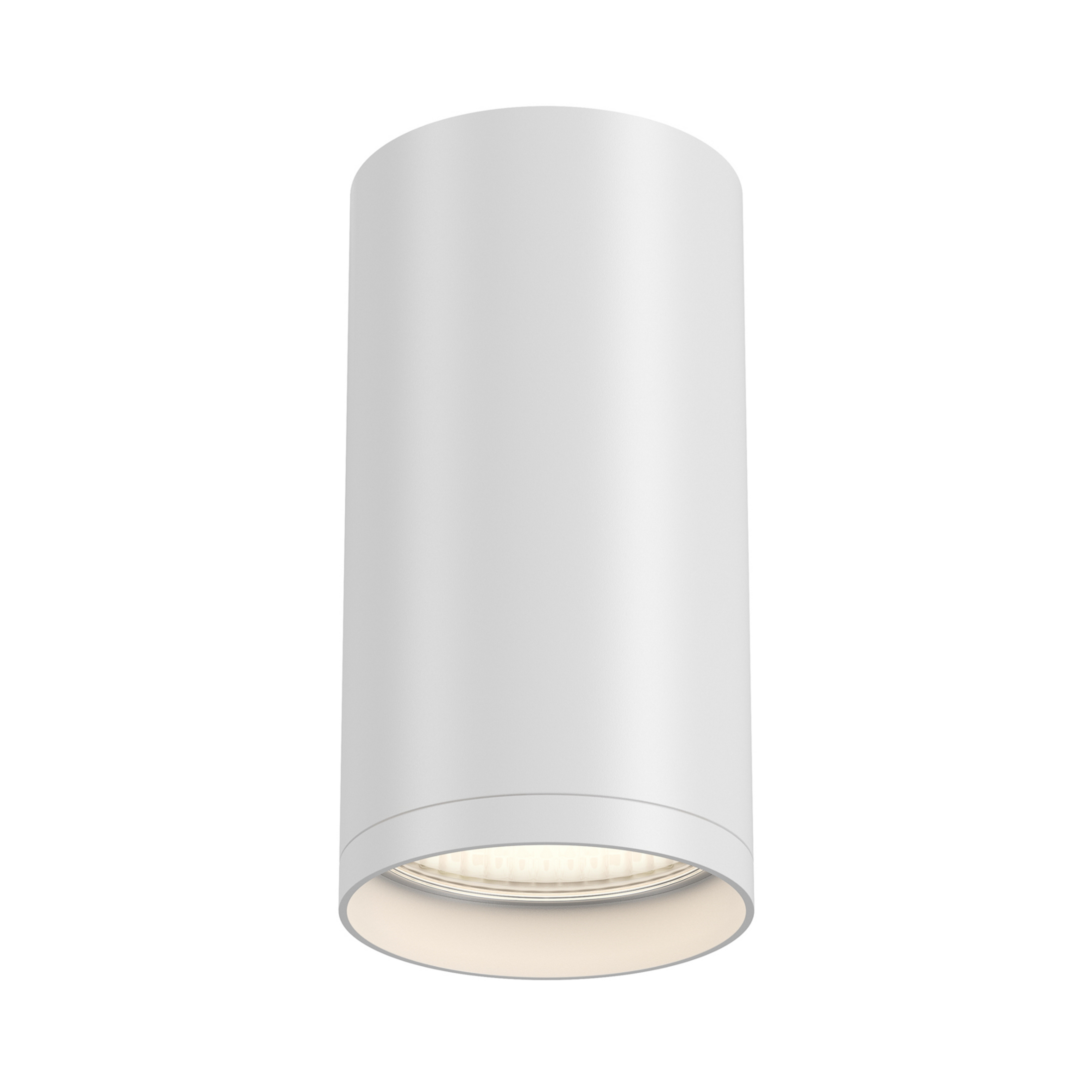 Maytoni Focus downlight, hvid, Ø 5,2 cm, aluminium, GU10