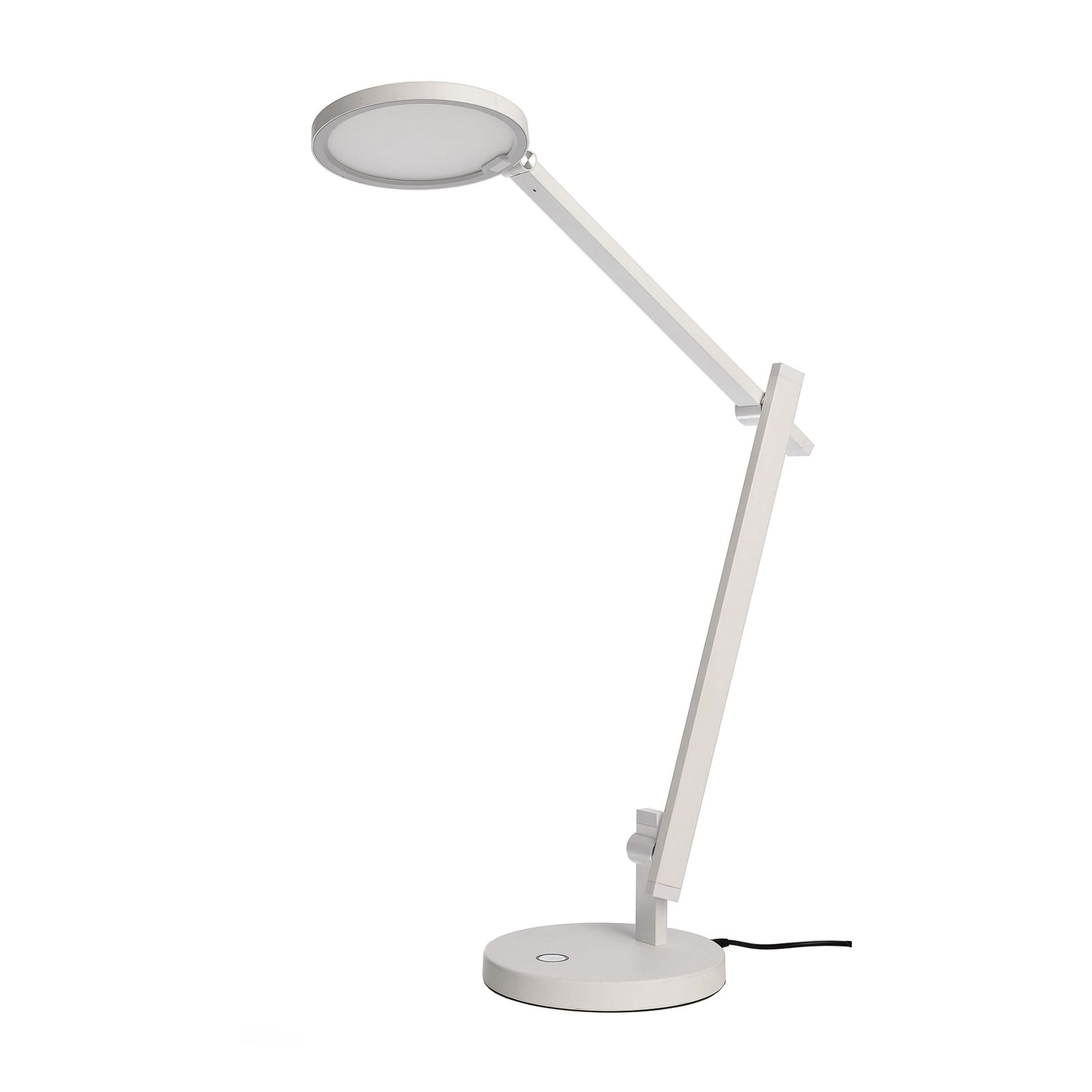 LED lampa na písací stôl Adhara, biela