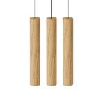Chimes Cluster 3 Závěsné Světlo Oak - UMAGE