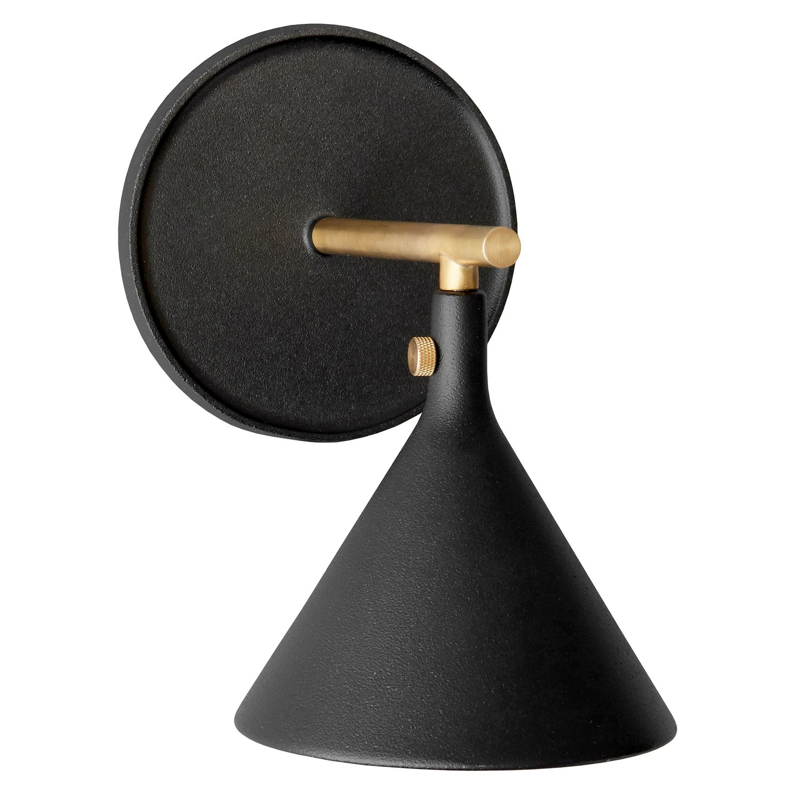Audo LED nástěnné světlo Cast Sconce, černé, IP44, stmívač