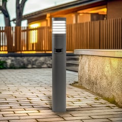 LED osvětlení cesty Bega 85061AK3, šedé, 3 000 K, hliníkový odlitek