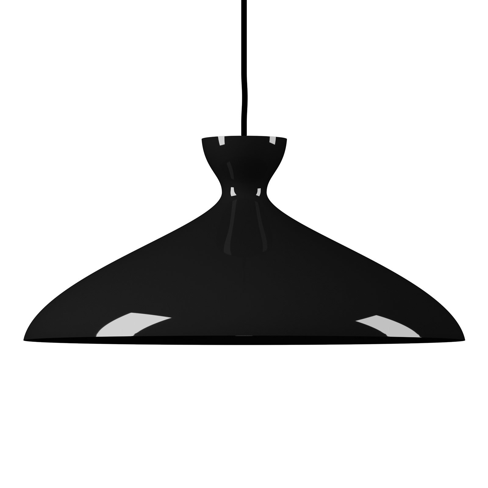 Nyta Pretty wide hanging light 3m, glossy black