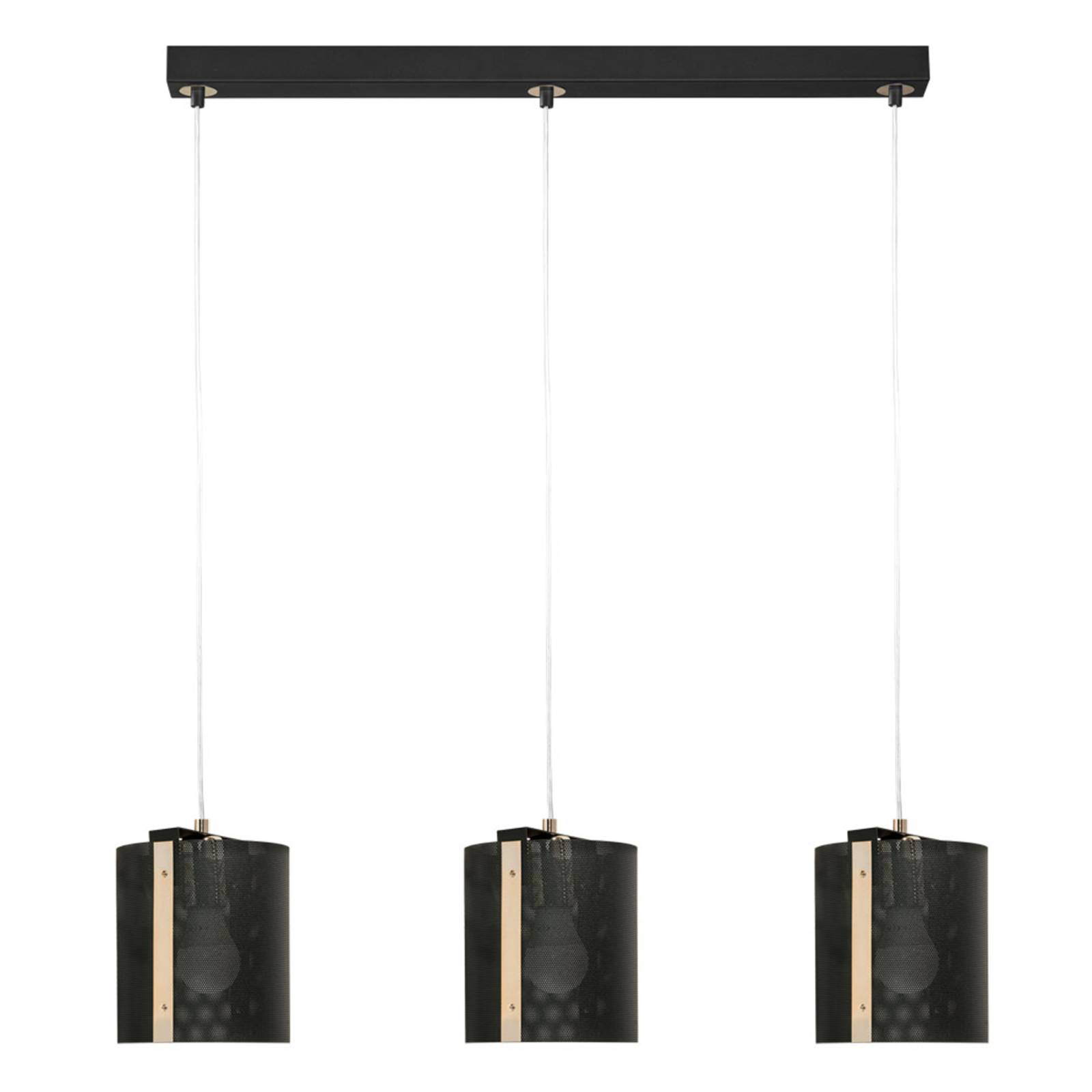 Euluna Pendant Light - Living / Dining Room - Hanging Light - dimmable - Black