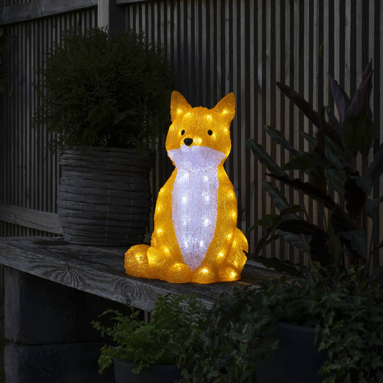 Konstsmide Season Figurine LED Renard kit de 5 en chaîne