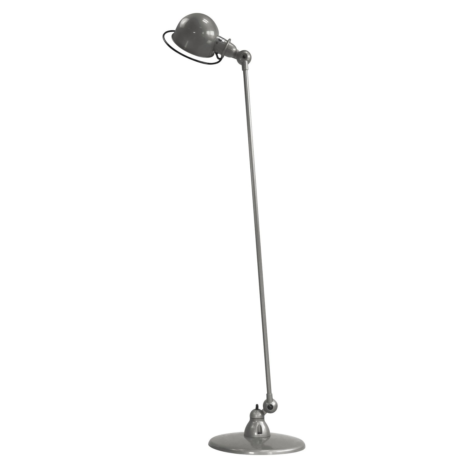Jieldé Loft D1200 vloerlamp, instelbaar, grijs