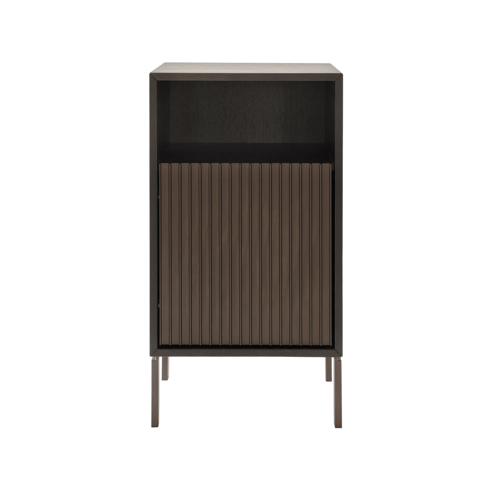 Table d'appoint Vipp672, bois foncé, hauteur 60 cm, chêne - Vipp