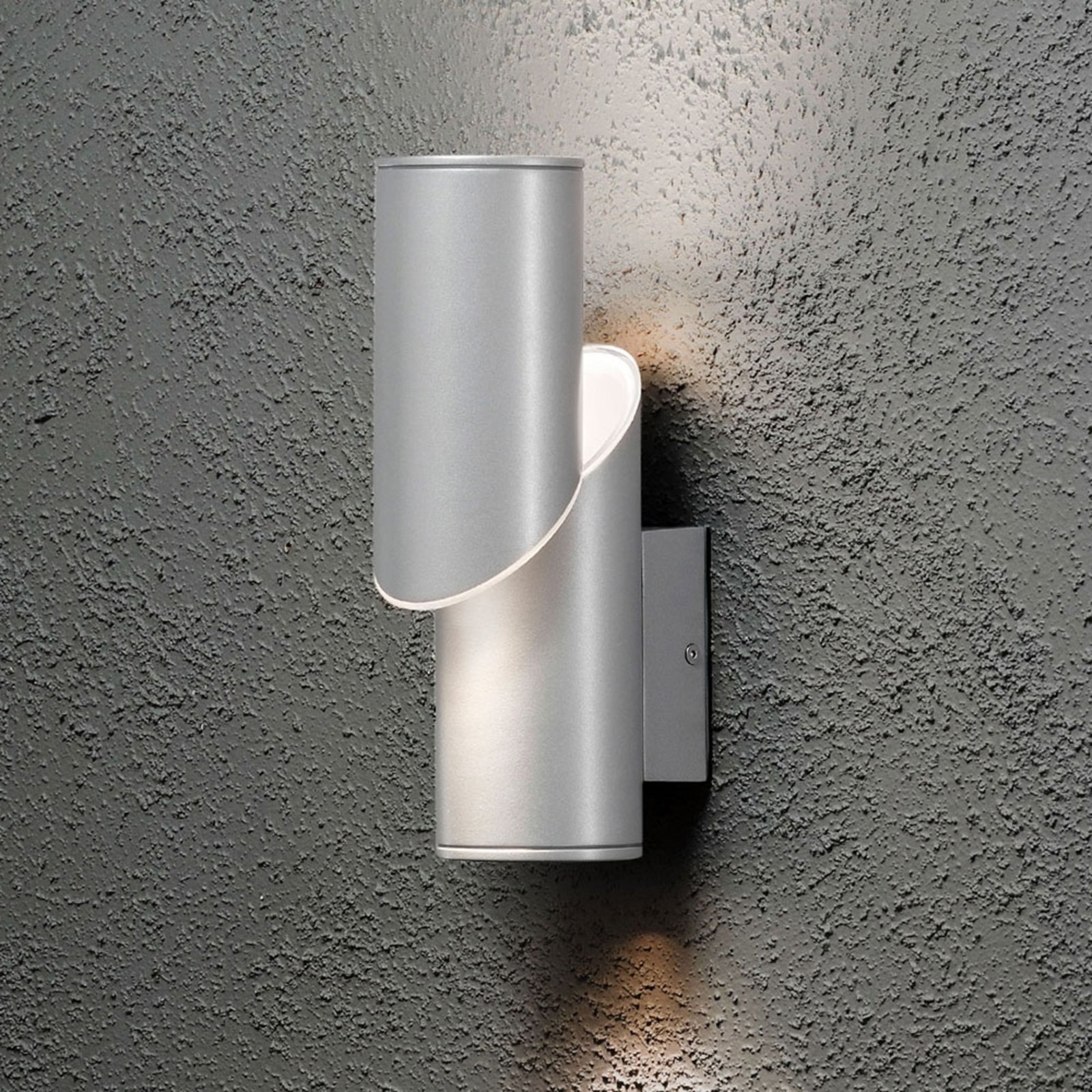 Konstmide Up-down - Imola LED outdoor wall light, aluminium, polycarbonate, 1 W, energy efficiency: A+, W: 6 cm, H: 18 cm
