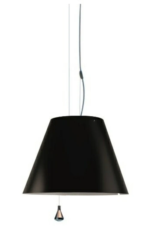 Luceplan - Costanza Pendelleuchte Up/Down Liquorice Black