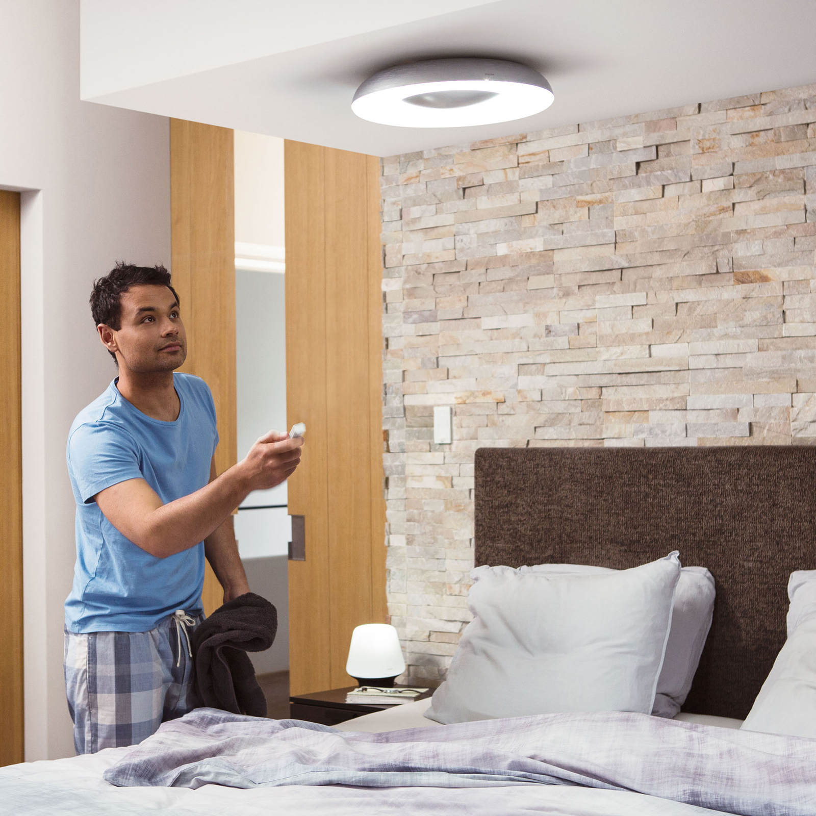 Philips Hue White Ambiance Still ceiling lamp alu