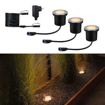 Paulmann Plug & Shine LED-Einbaulampe 4,5W 3er-Set