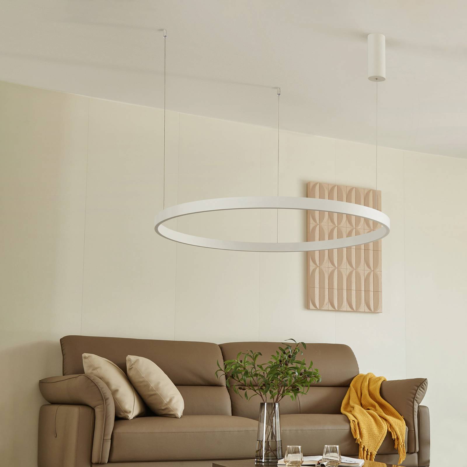 Arcchio Answin lampa wisząca LED 88 W biała