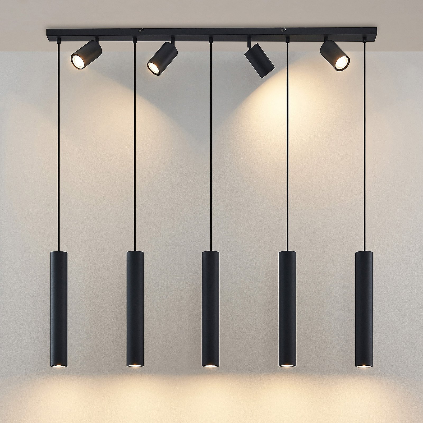 Sanad Pendant L116 Sand Black - Lindby