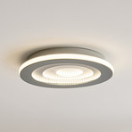 Φωτιστικό οροφής LED OSRAM ORBIS SPIRAL CENTRAL LIGHT, διάμετρος 40 εκ., γκρι