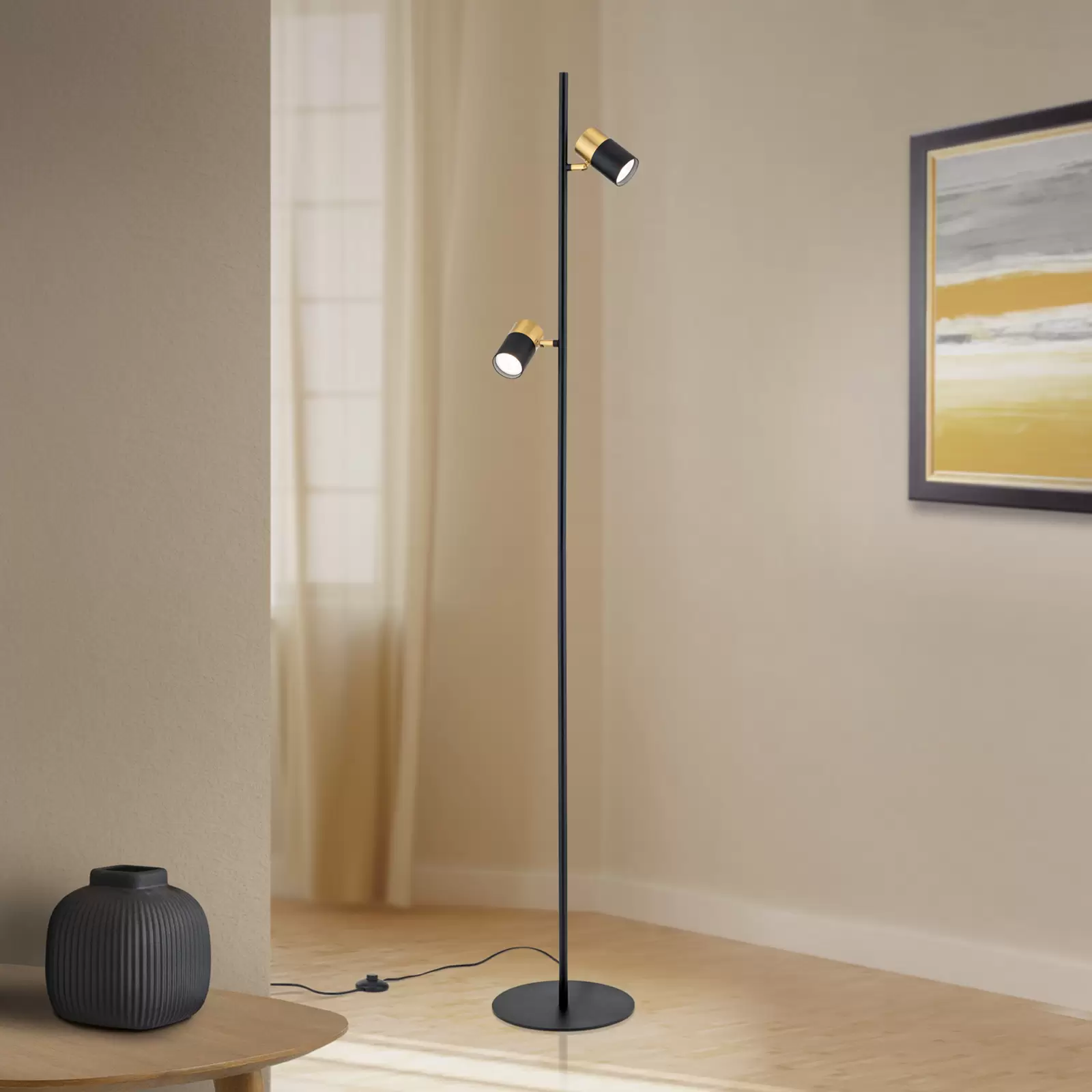 2 light floor lamp discount