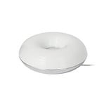 Fjora LED-Tisch-/Wandlampe, weiß/chrom, Ø 30 cm - Lindby