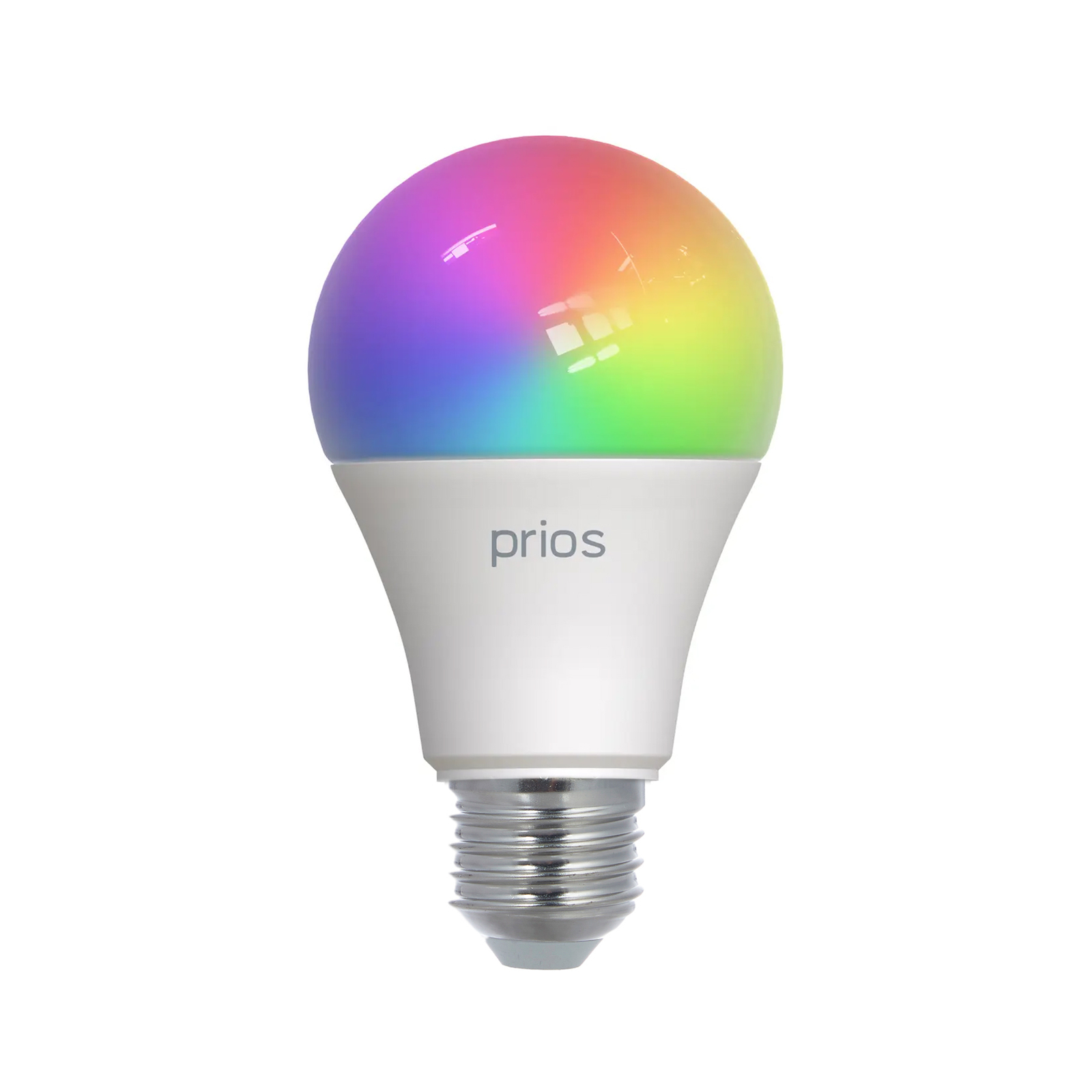 Prios LED-E27-Lampe A60 9W RGBW WLAN matt 2er-Set