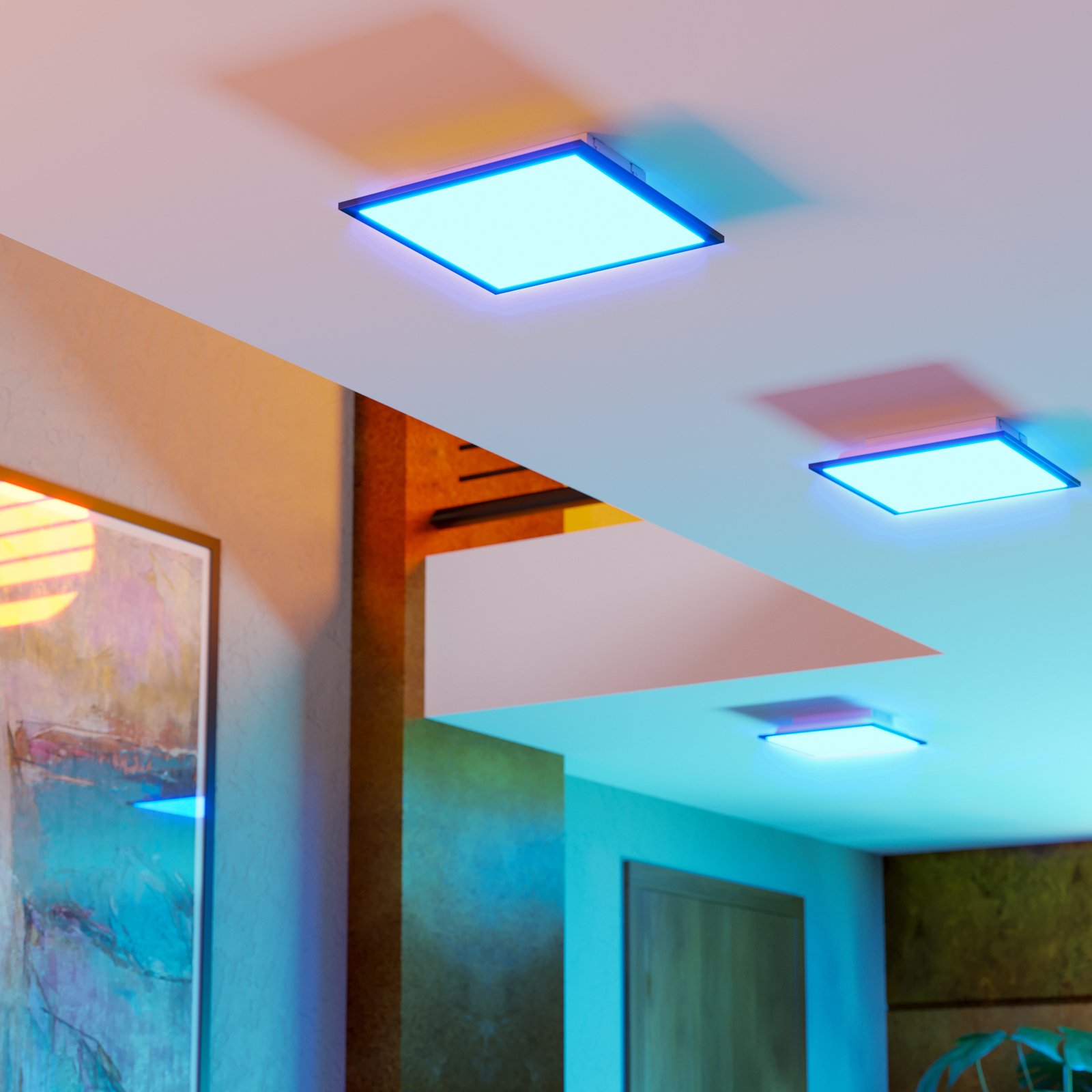 EGLO connect LED-Deckenleuchte Moradillo-Z, schwarz, 29cm