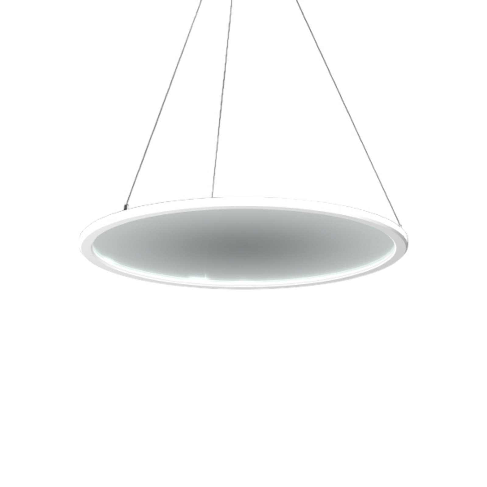 RZB Sidelite Eco lampada a sospensione Ø 58 cm trasparente 3.000 K