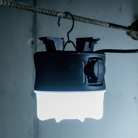 LED-Baustrahler BF 3050/5050 M IP54 Steckdose 360°