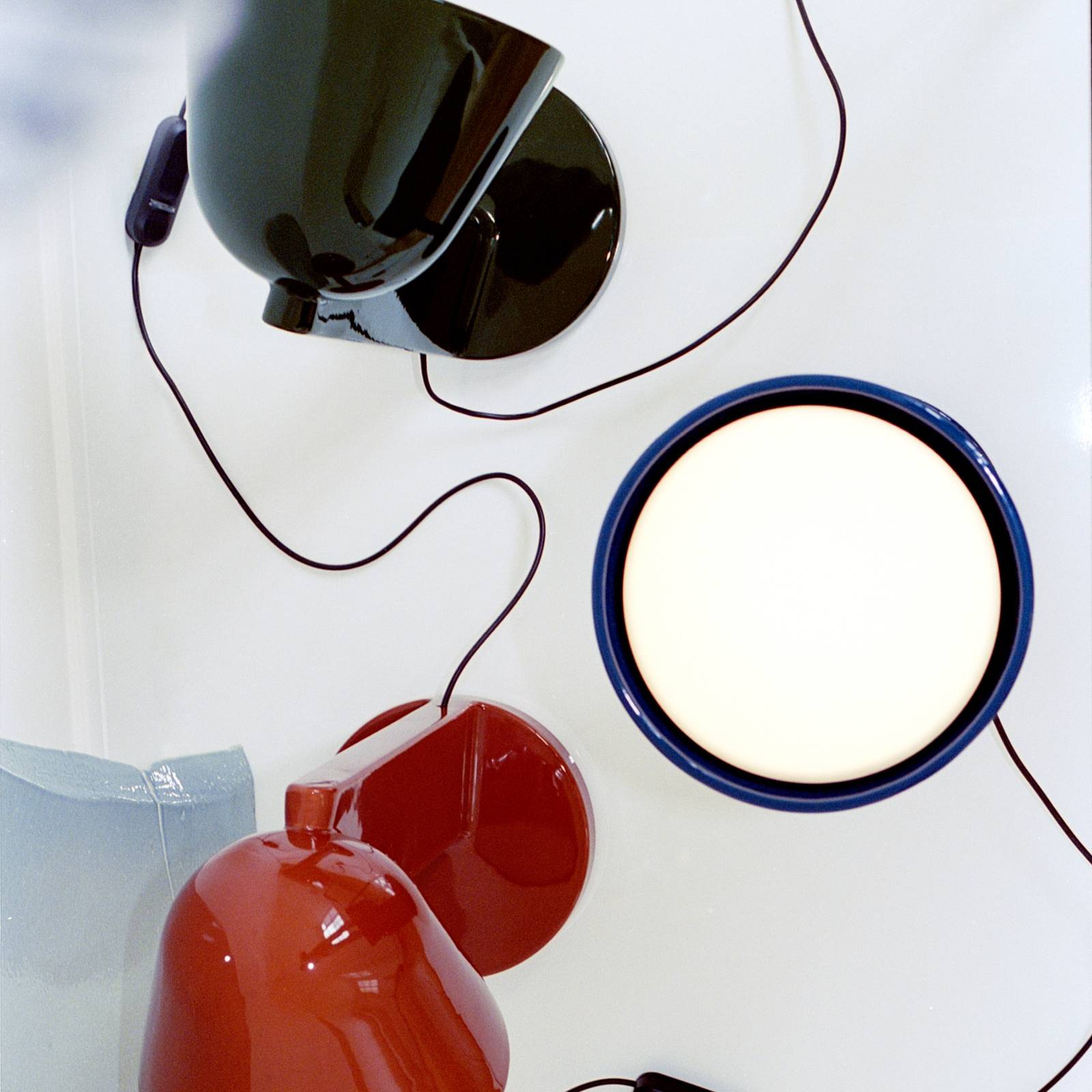Lampa stołowa FLOS Céramique Up, niebieska