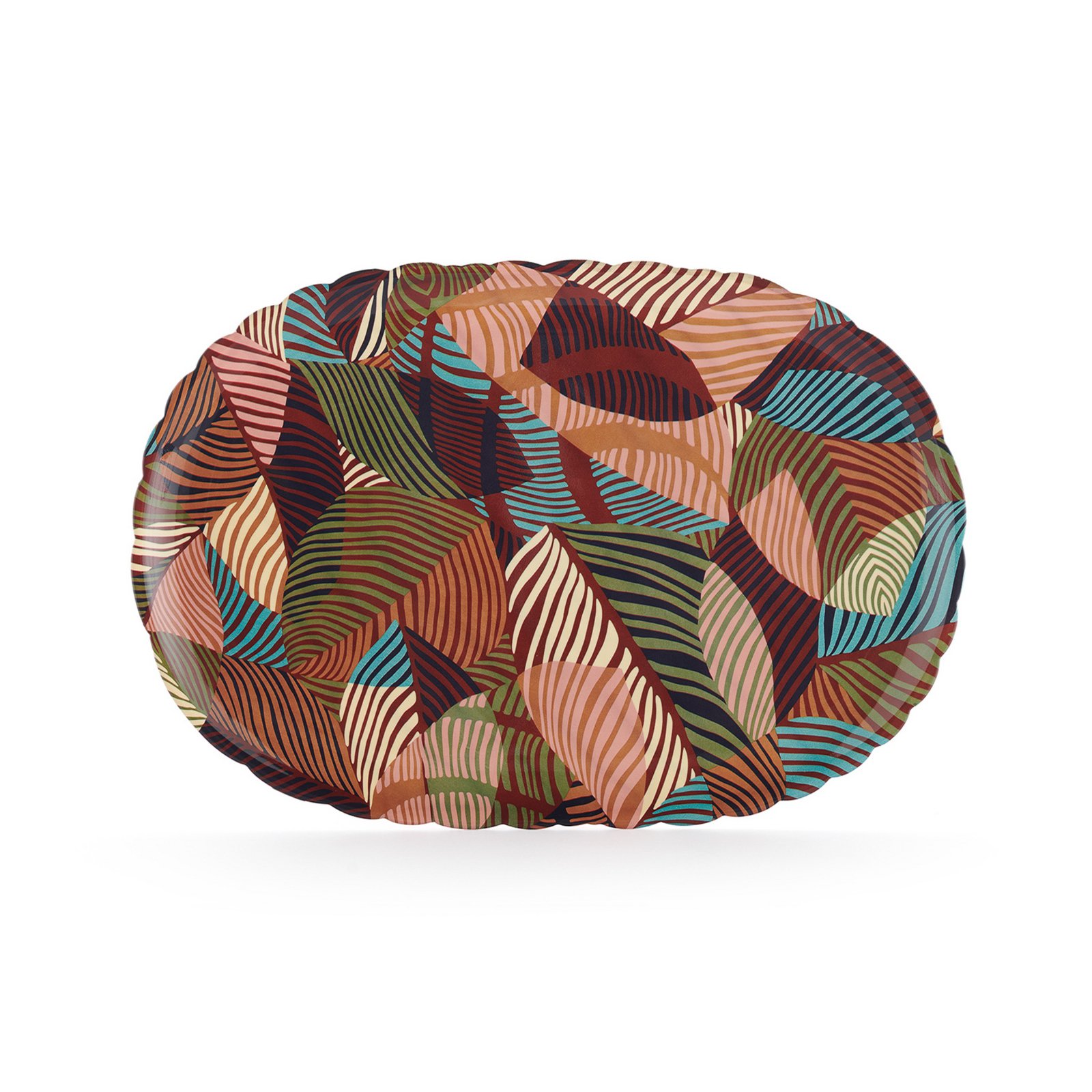 Jellies Family brett, bladmønster/rosa, polymer – Kartell