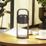 Lindby LED table lamp Kalevi, black, aluminium, CCT