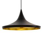 Tom Dixon Beat Wide -riippuvalo, musta, messinki