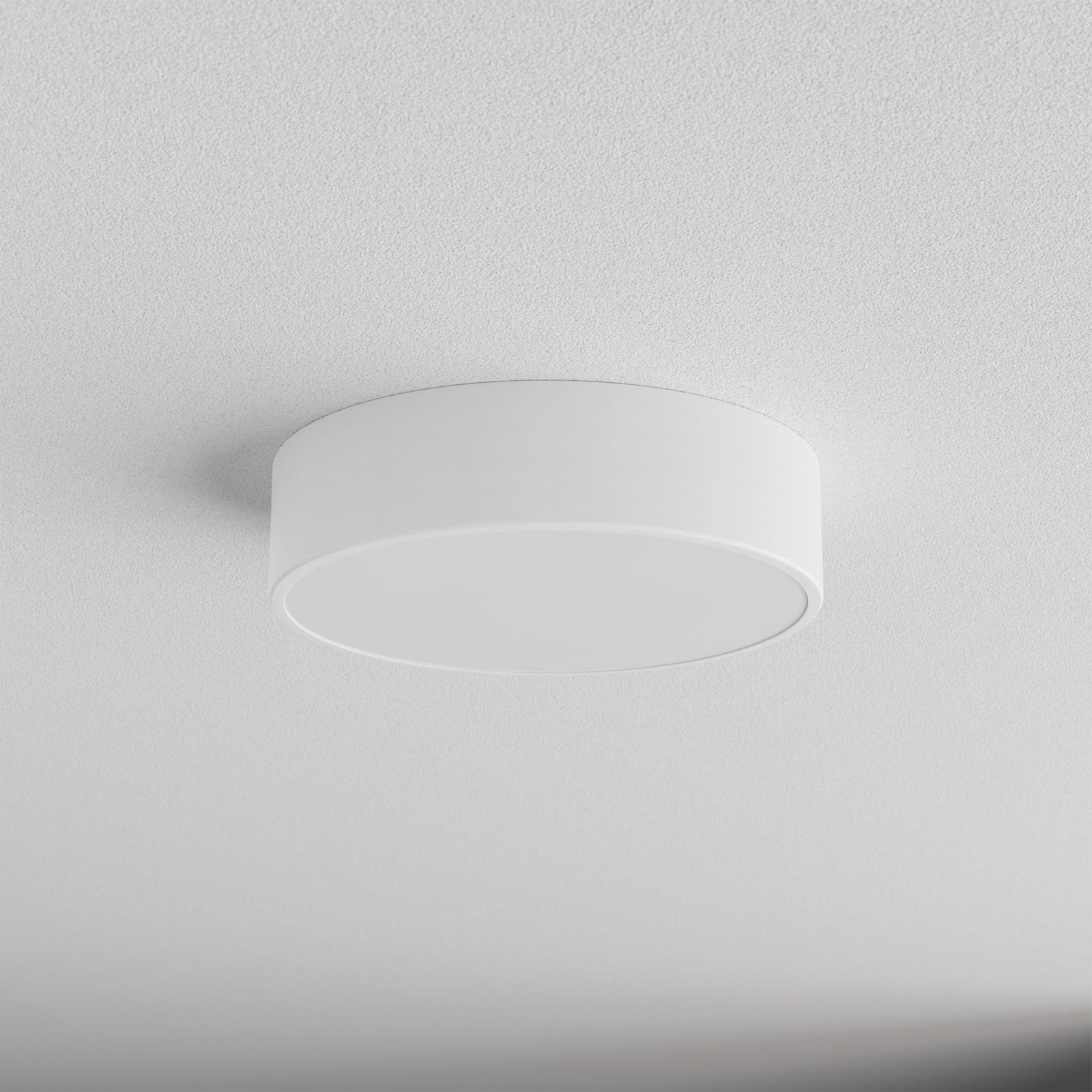 Cleo ceiling light, Ø 30 cm, IP20, white, metal, E27