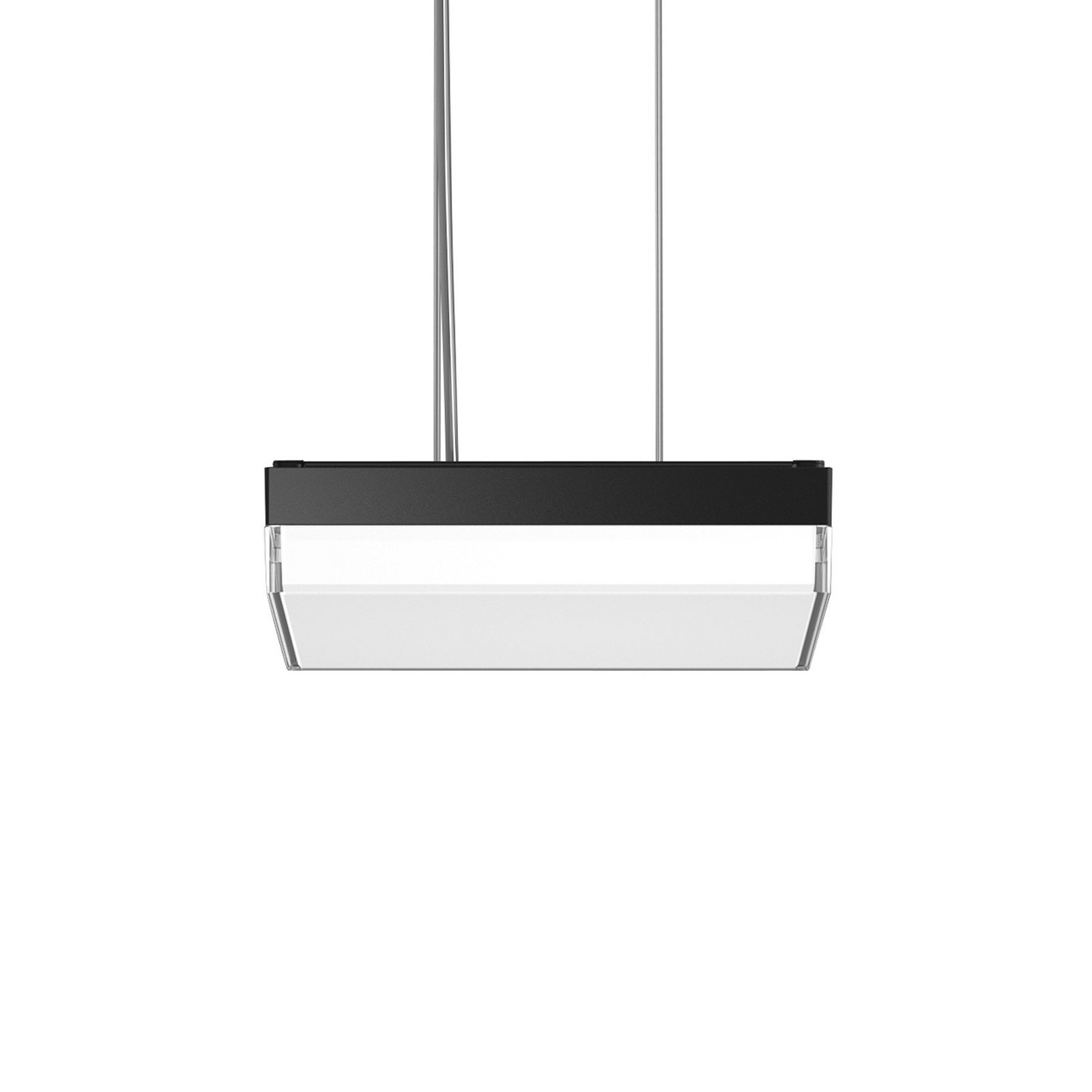 RZB Flat Slim+ P DALI 30x30cm 22W antracit/lucios - Camera de zi / sufragerie - modern - antracit metalizat exterior alb lucios