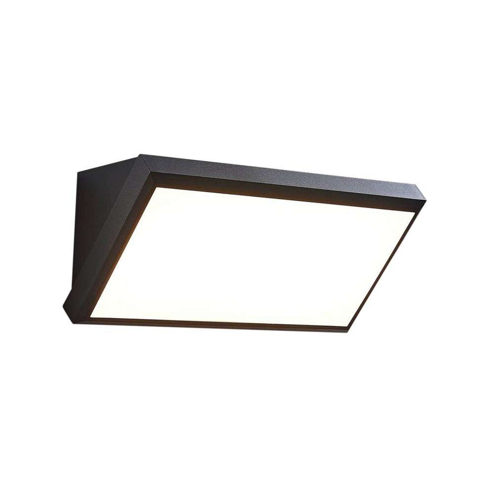 Abby Outdoor Wall Lamp Dark Grey/White - Lindby