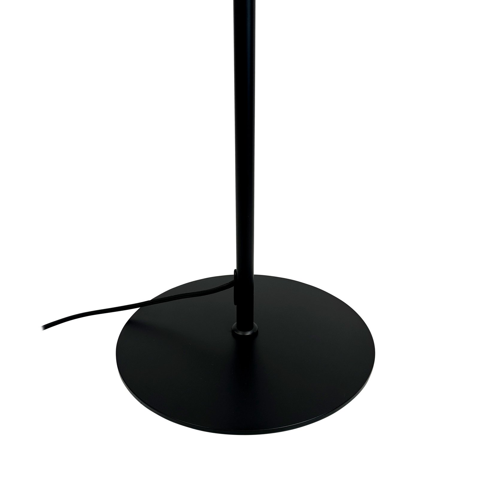 Dyberg Larsen põrandalamp Calix, must/looduslik, 150 cm
