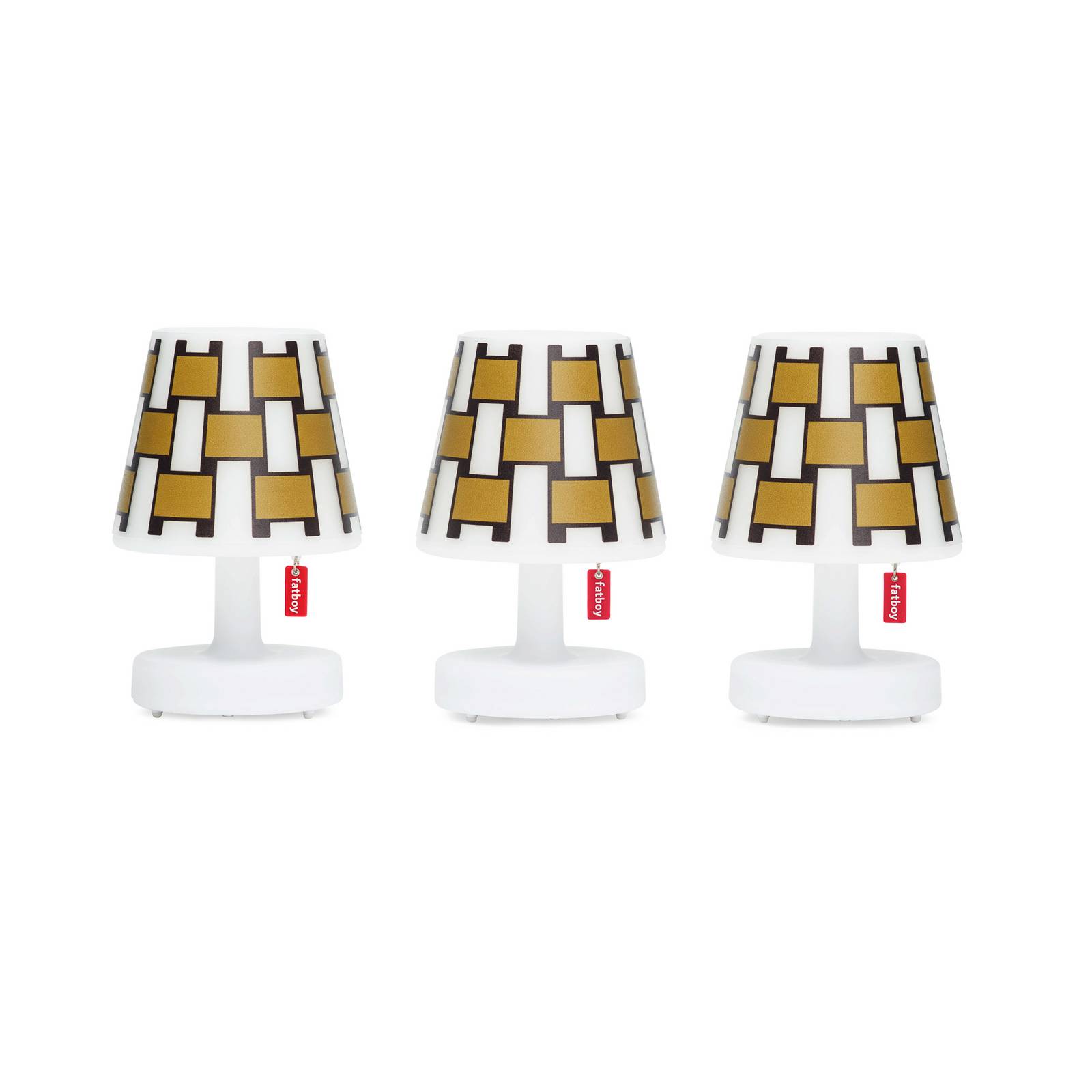 Fatboy Mini Cappie pantalla, set 3 ud, weave oro - Salón / Comedor - multicolor - Plástico