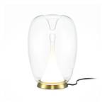 Maytoni LED table lamp Splash, clear, height 27.2 cm, glass