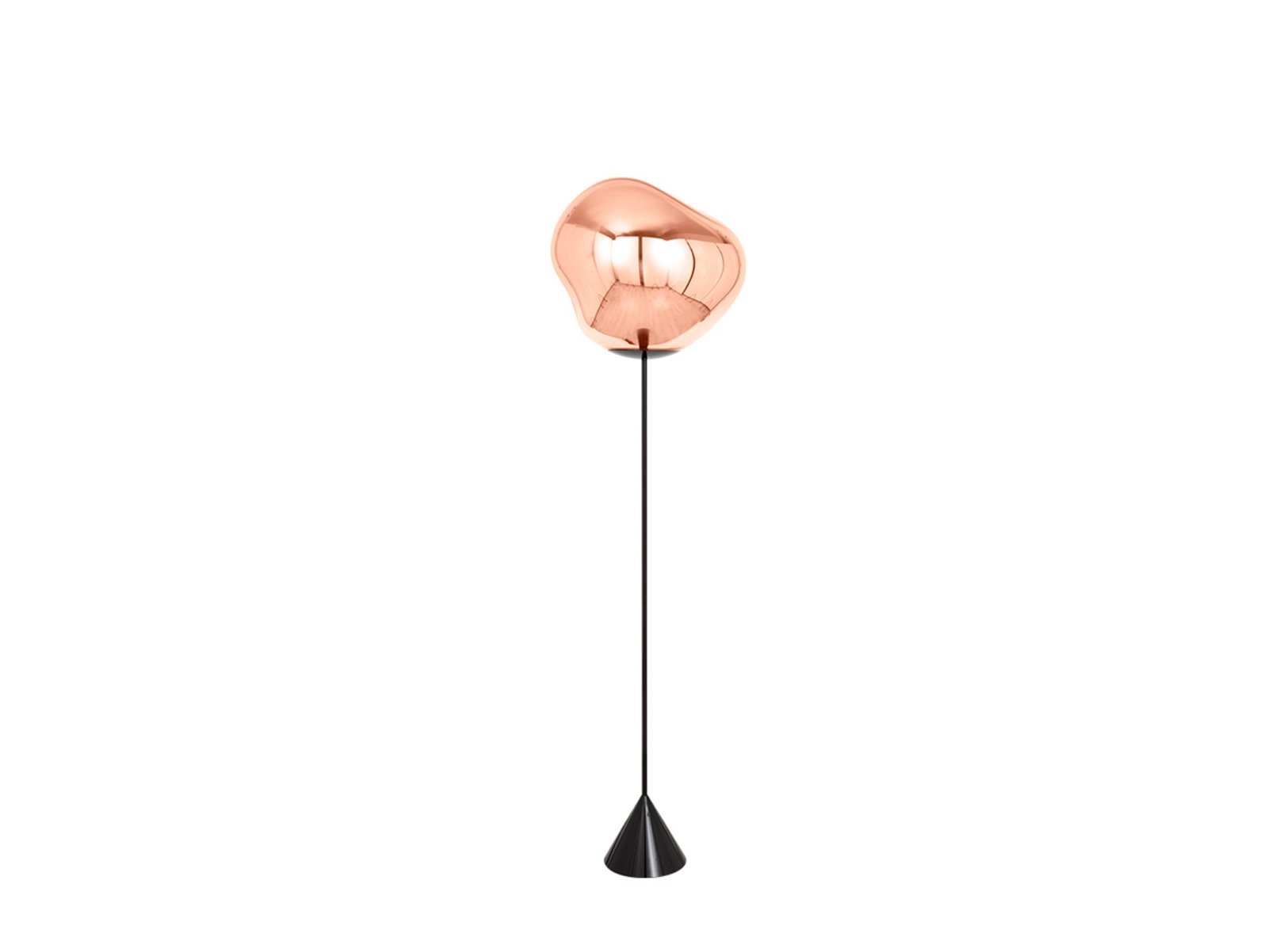 Melt Cone Slim Lampadar Copper - Tom Dixon