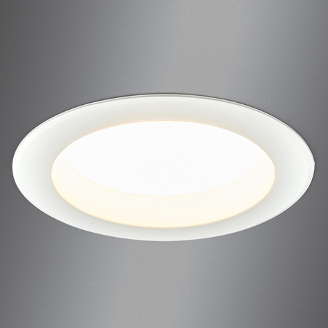 Bright LED recessed light Arian, 14.5 cm, 12.5 W