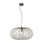 Висяща лампа Globe, кафе, Ø 51 cm, метал, 1 лампа, E27