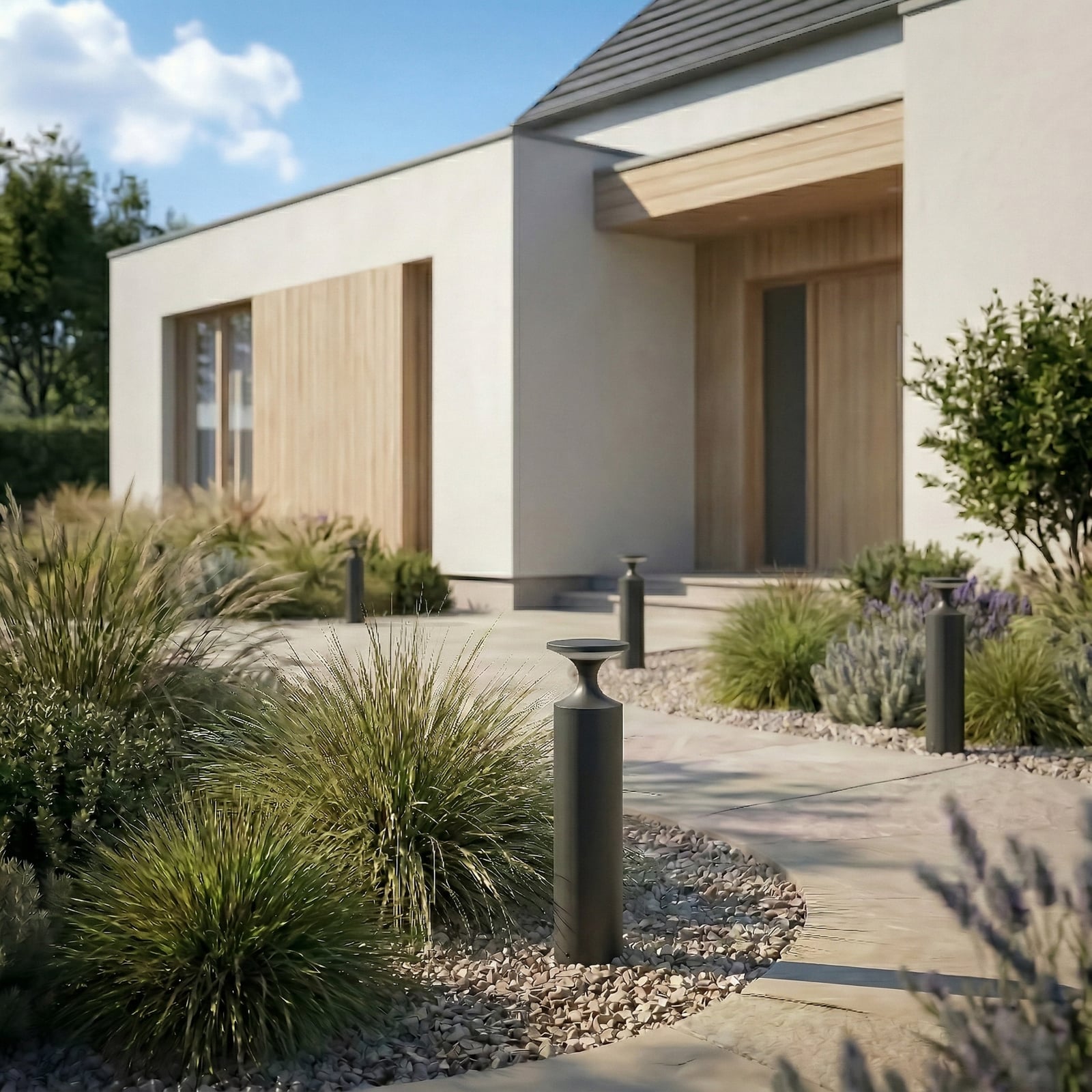 Navor LED svjetlo za stazu, crno, aluminij, IP65, visina 50 cm - Lucande