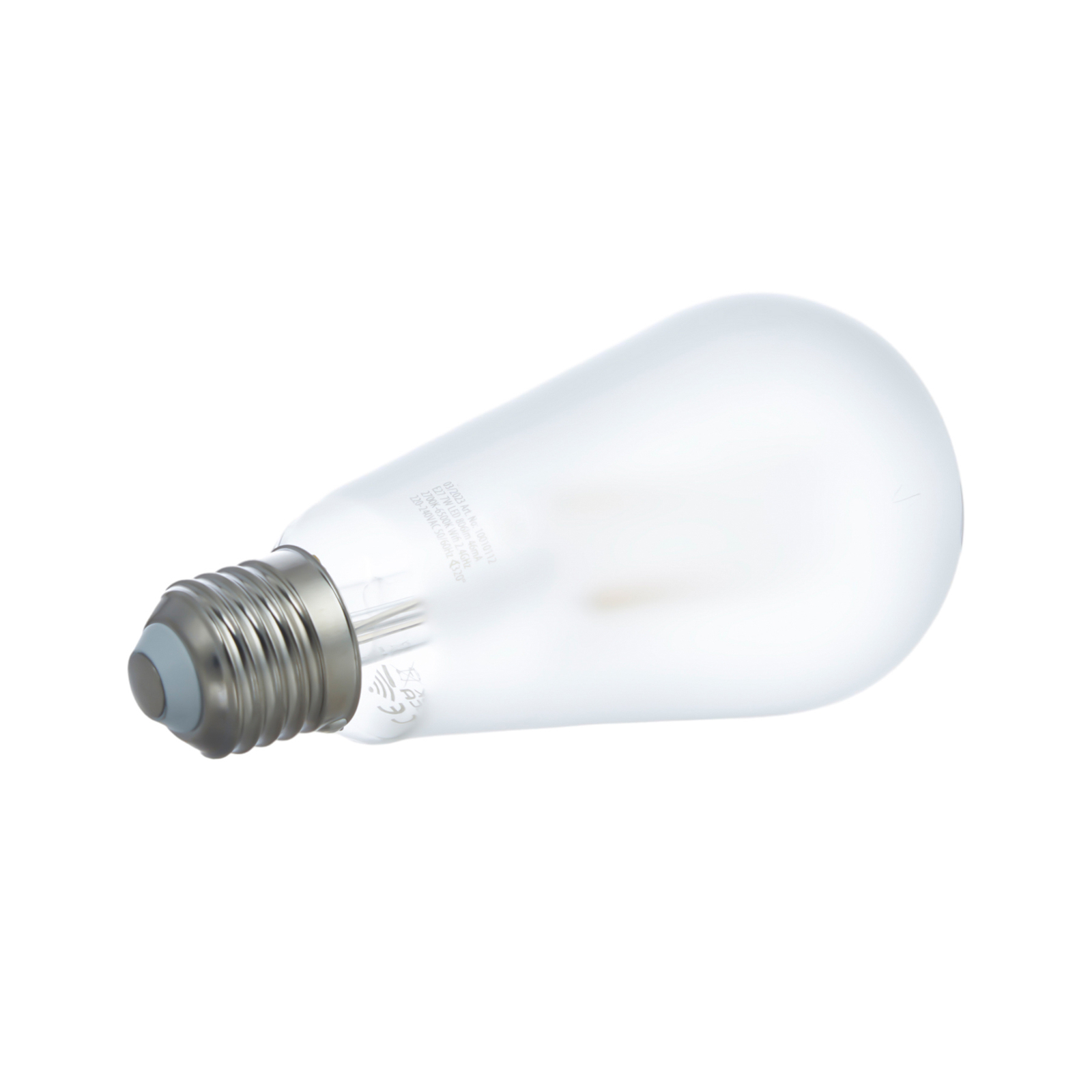 LUUMR Smart LED-lampa matt E27 ST64 7W Tuya WLAN CCT