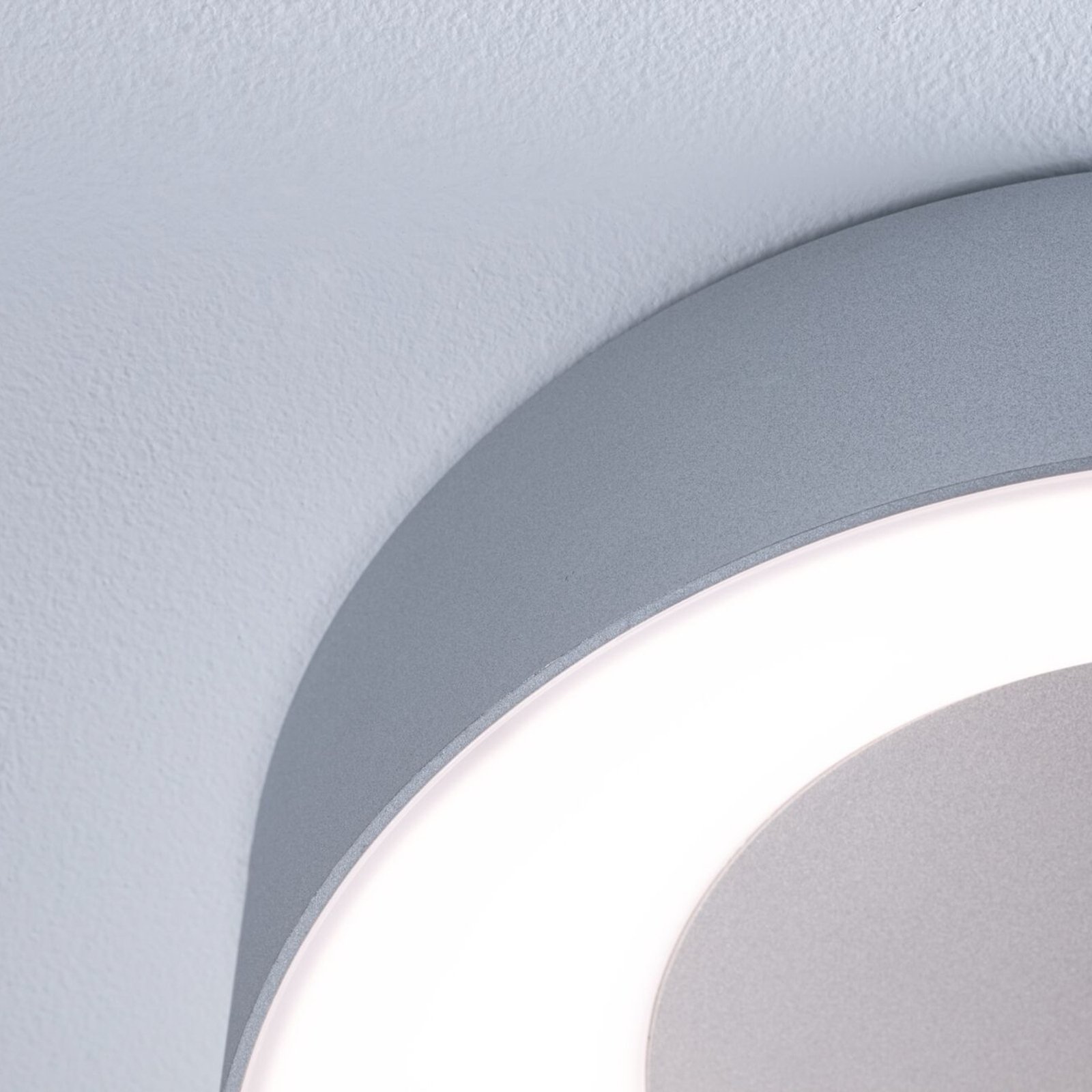Casca Plafoniera LED IP44 2100lm Bianco/Alluminio opaco - Paulmann