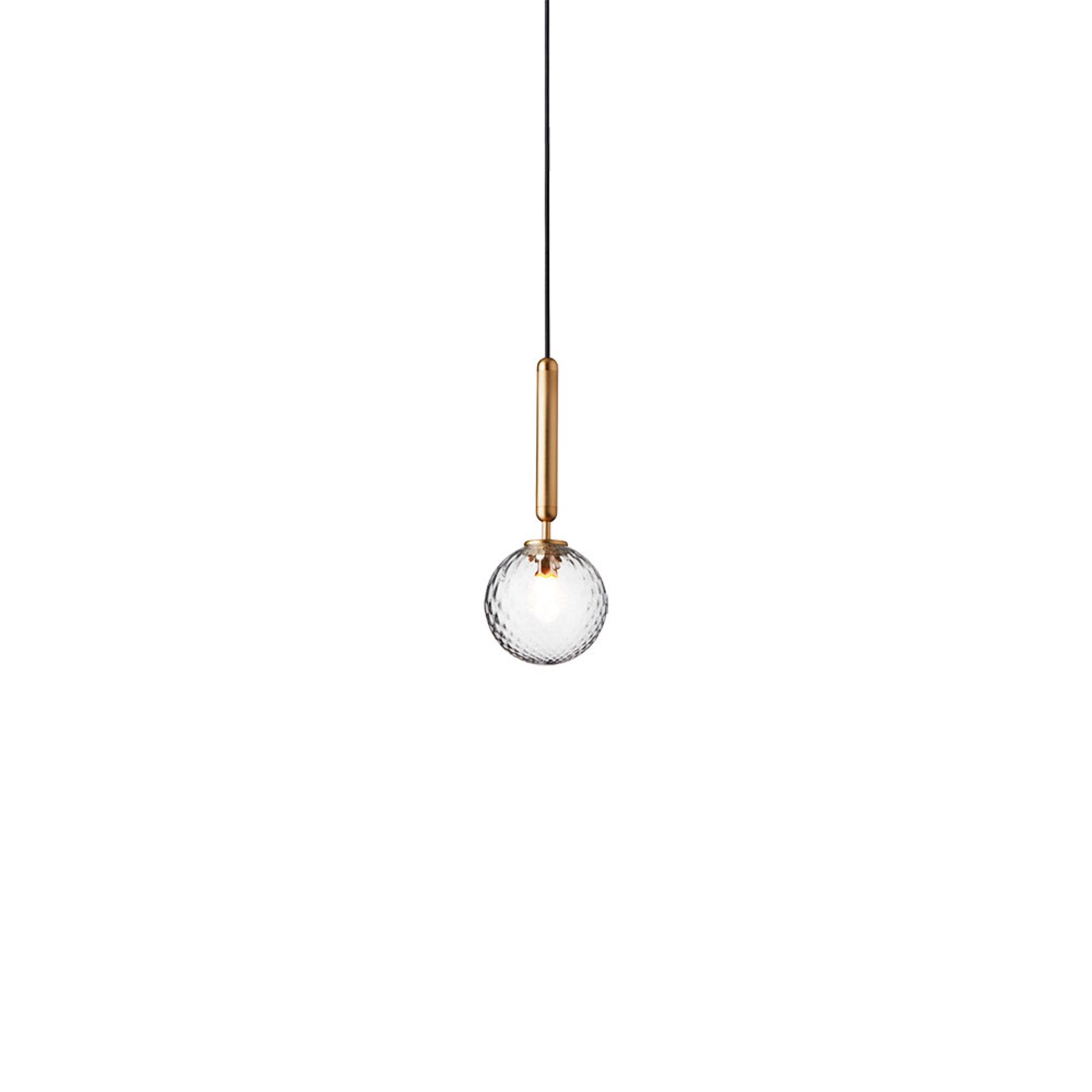 Miira 1 Závěsná Lampa Brass/Optic Clear - Nuura