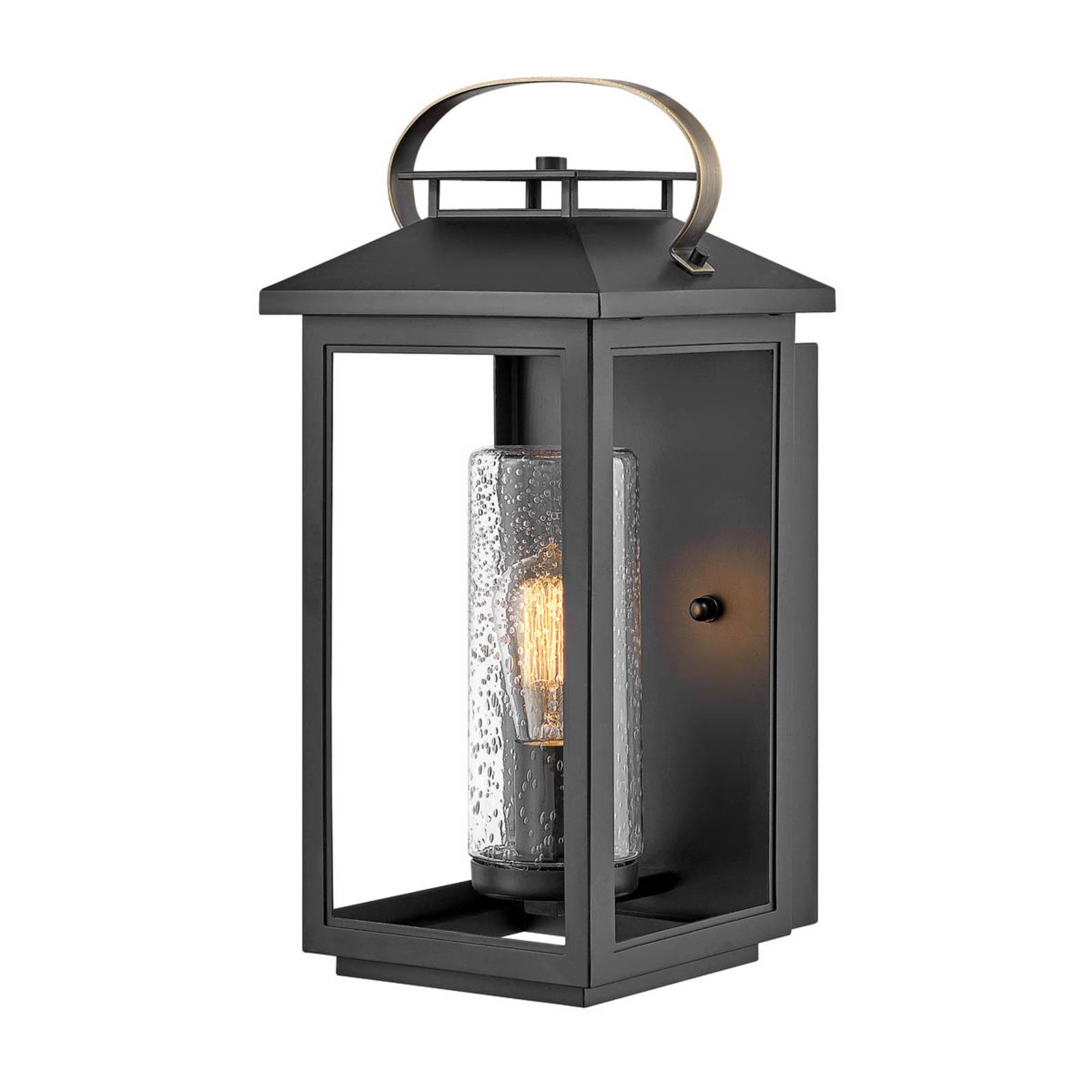 Image of Applique Atwater, lanterne, noire, 44,5 cm 5024005234906