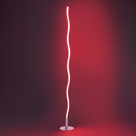Lampada LED da terra Lucian con telecomando