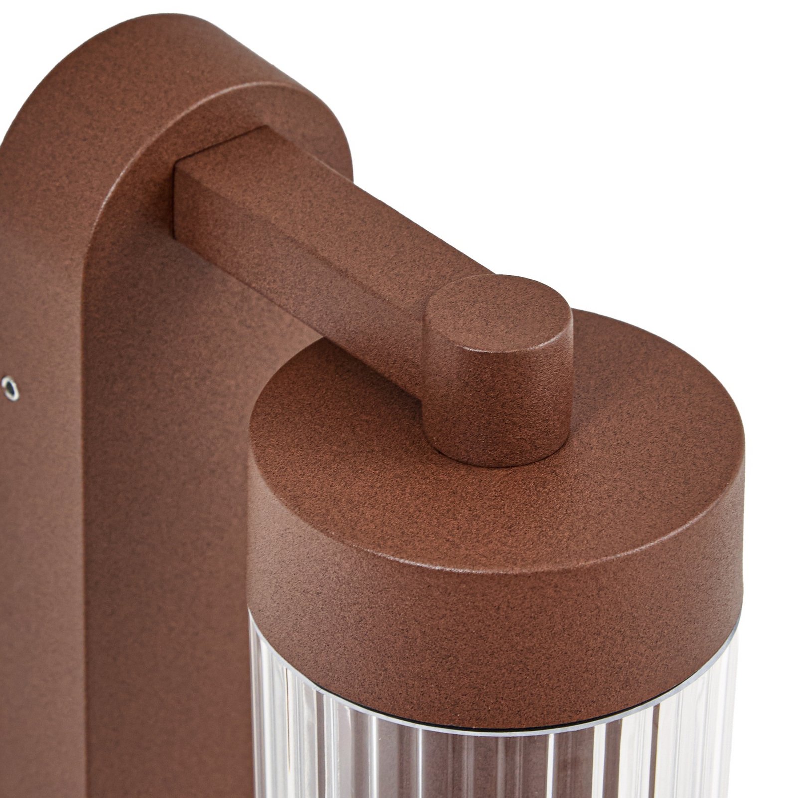 Kaliro vanjska zidna svjetiljka, 24 cm, boja hrđe, senzor, IP54 - Lindby Kaliro vanjska zidna svjetiljka, 24 cm, boja hrđe, senzor, IP54 - Lindby