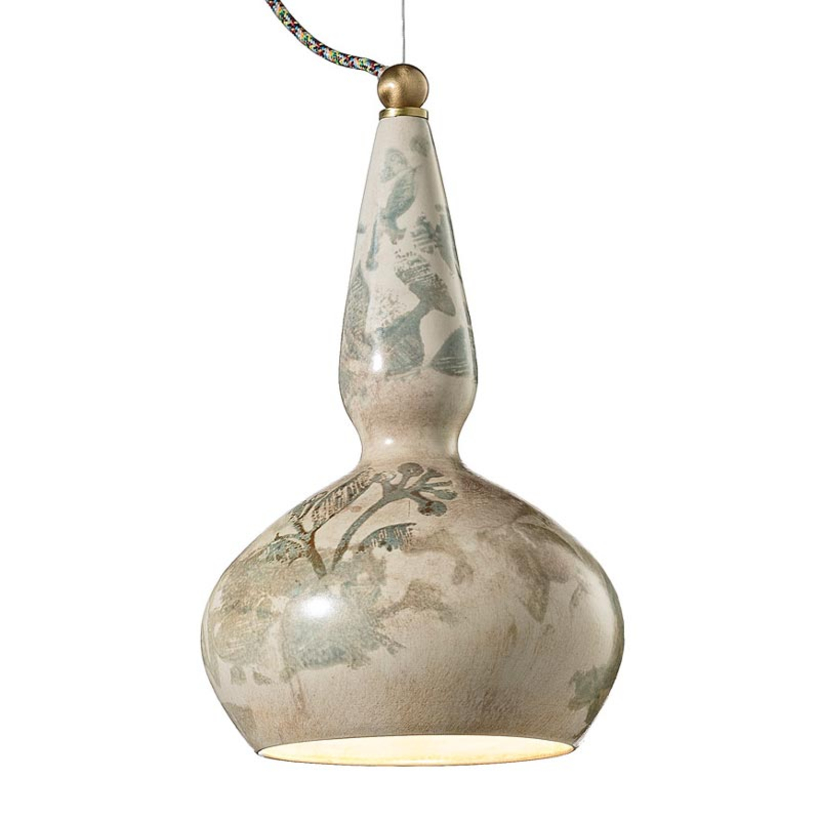 Suspension Ginevra ancien avec décor