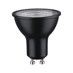 Paulmann bombilla reflectora LED 4.000 K negra GU10 8 W atenuable 36º